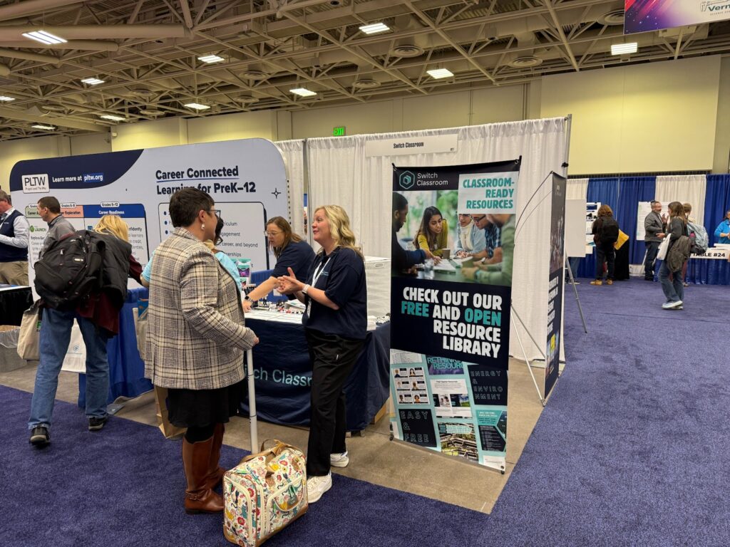 The Switch Classroom booth at NSTA 2025 in Minneapolis