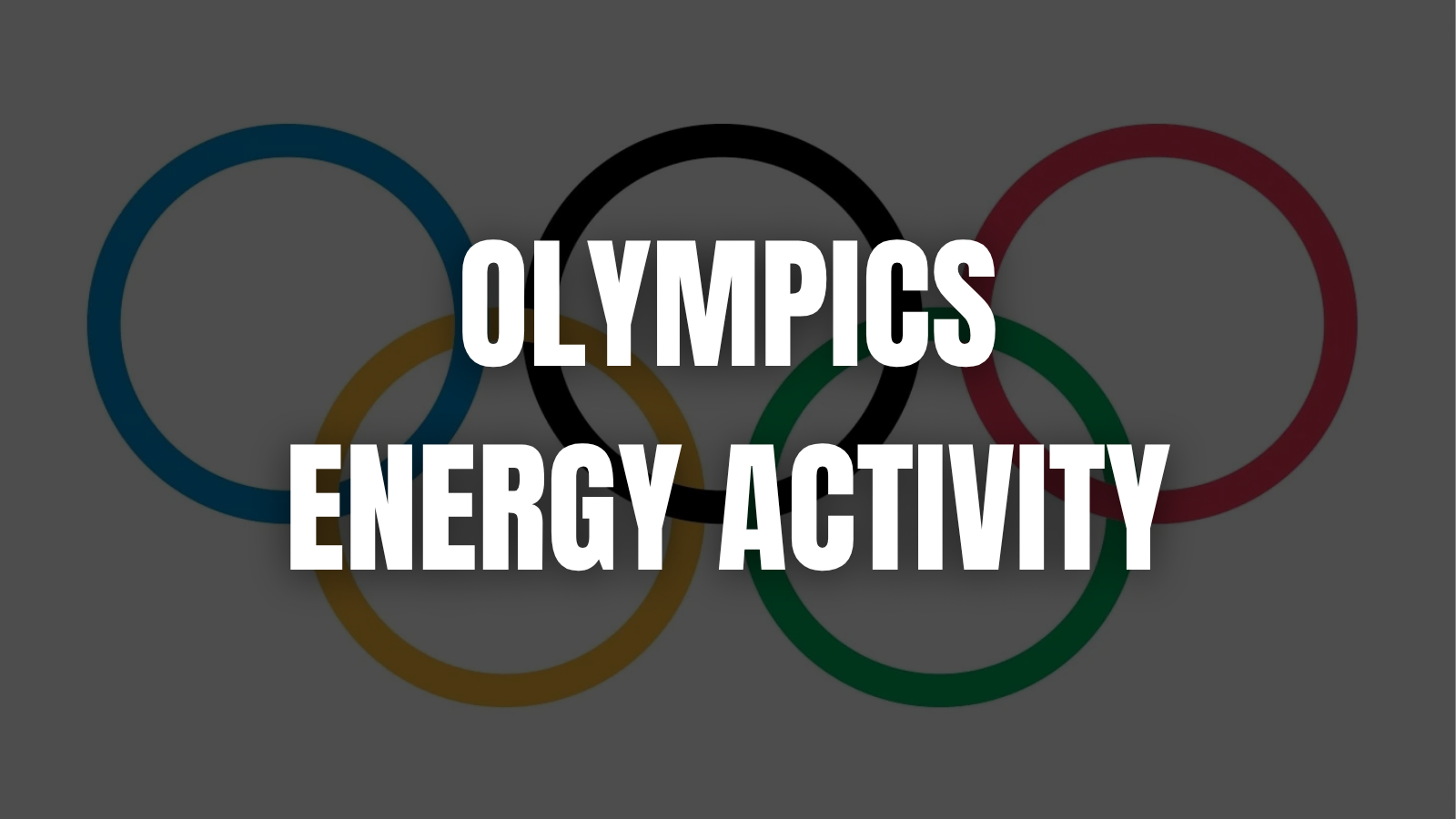 Bringing the Winter Olympics Into Energy and Environmental Science