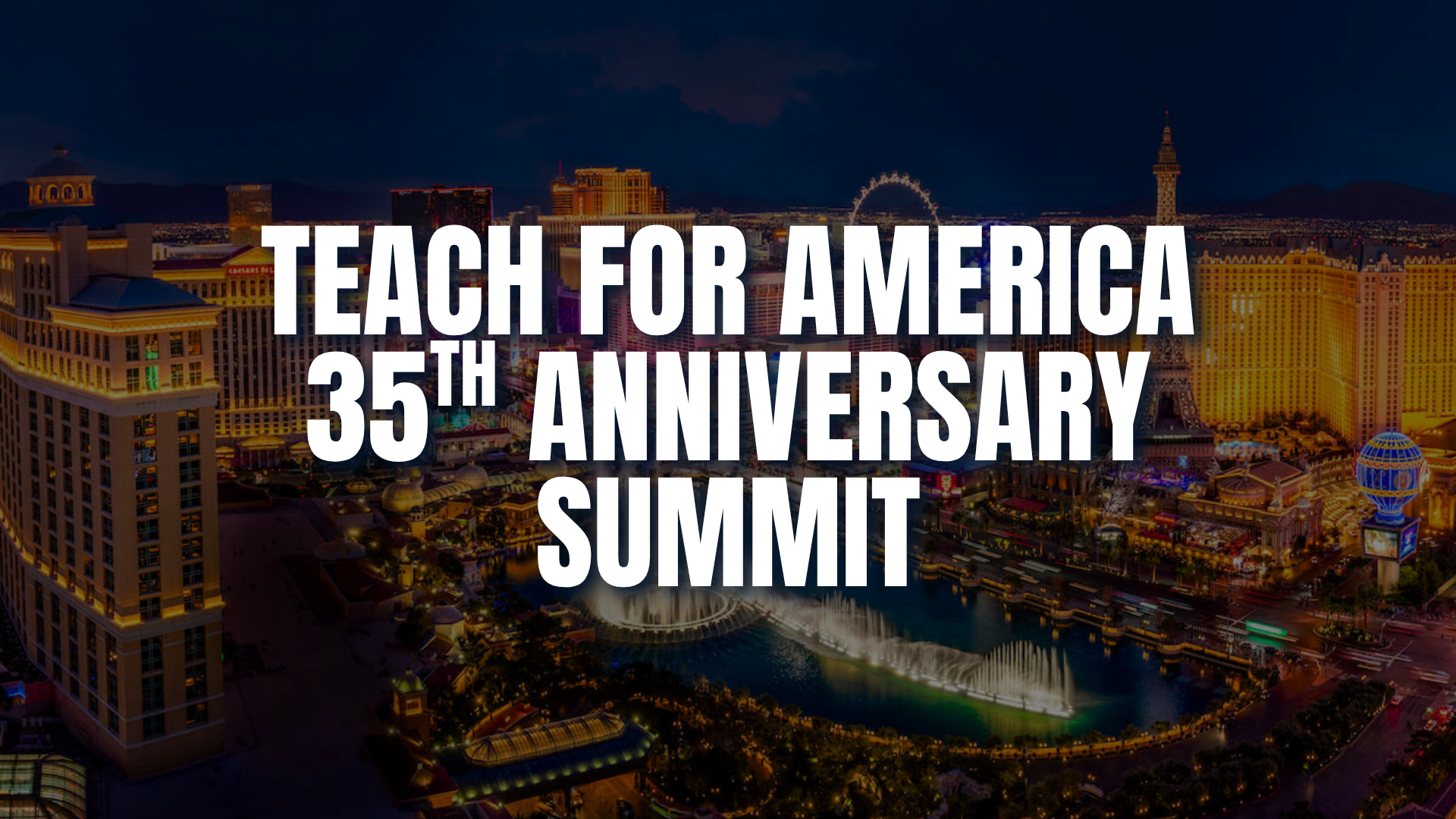 Teach For America 35th Anniversary Summit